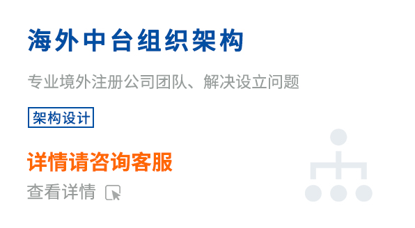 ?海外中臺組織架構(gòu)